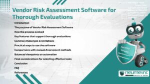 Journal (General Articles) | Neumetric Vendor Risk Assessment Software for Thorough Evaluations
