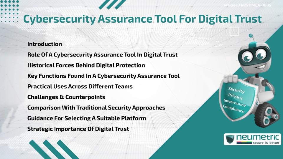 Cybersecurity Assurance Tool For Digital Trust