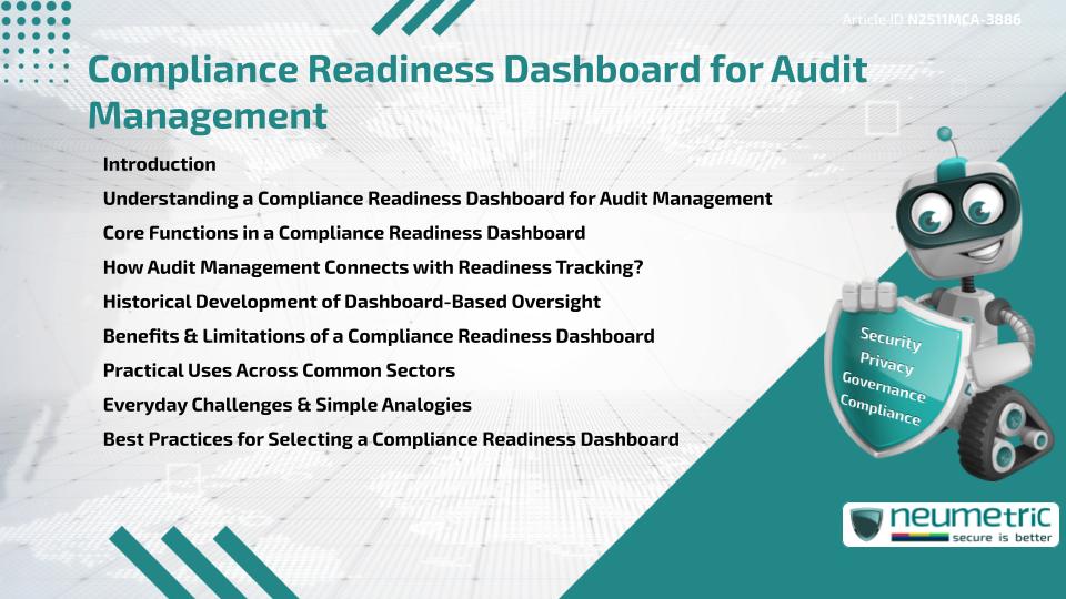 Compliance Readiness Dashboard for Audit Management