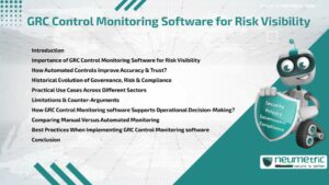 Journal (General Articles) | Neumetric GRC Control Monitoring Software for Risk Visibility