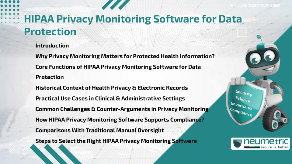 HIPAA Privacy Monitoring Software for Data Protection