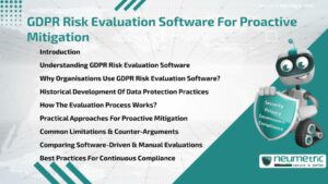 GDPR Risk Evaluation Software For Proactive Mitigation