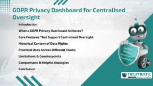 Journal (General Articles) | Neumetric GDPR Privacy Dashboard for Centralised Oversight