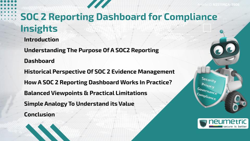 SOC 2 Reporting Dashboard for Compliance Insights