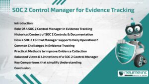 SOC 2 Control Manager for Evidence Tracking