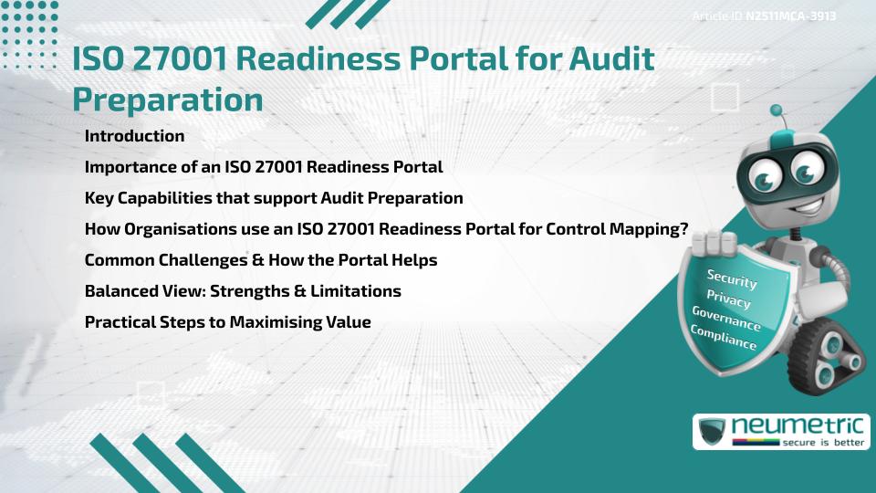 ISO 27001 Readiness Portal for Audit Preparation