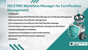 Journal (General Articles) | Neumetric ISO 27001 Workflow Manager for Certification Management