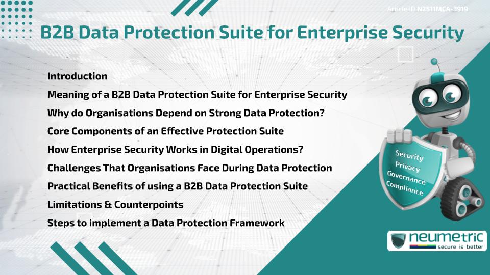 B2B Data Protection Suite for Enterprise Security