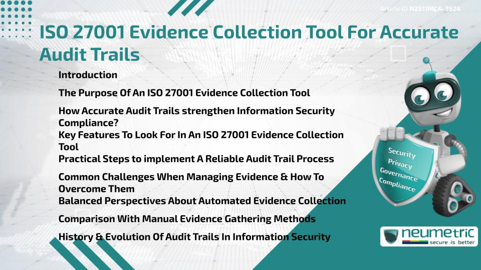 ISO 27001 Evidence Collection Tool For Accurate Audit Trails