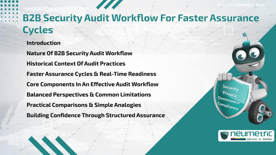 B2B Security Audit Workflow For Faster Assurance Cycles