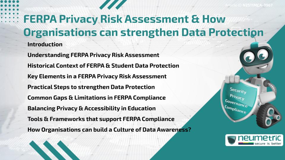 FERPA Privacy Risk Assessment & How Organisations can strengthen Data Protection