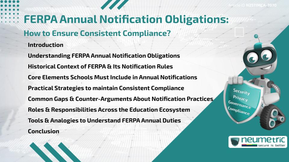 FERPA Annual Notification Obligations & How to Ensure Consistent Compliance