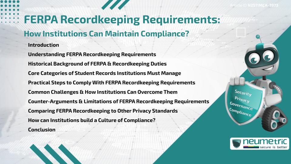 FERPA Recordkeeping Requirements & How Institutions Can Maintain Compliance