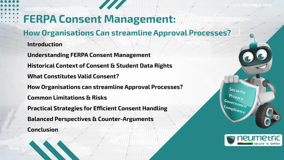 FERPA Consent Management & How Organisations Can streamline Approval Processes