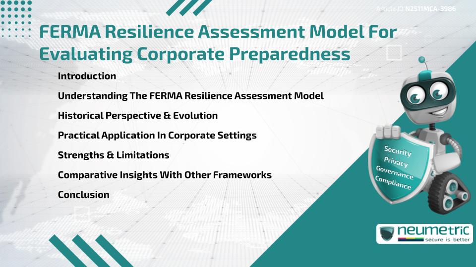 FERMA Resilience Assessment Model For Evaluating Corporate Preparedness