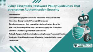 Journal (General Articles) | Neumetric Cyber Essentials Password Policy Guidelines That strengthen Authentication Security