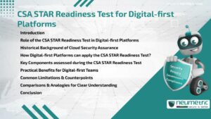 Journal (General Articles) | Neumetric CSA STAR Readiness Test for Digital-first Platforms