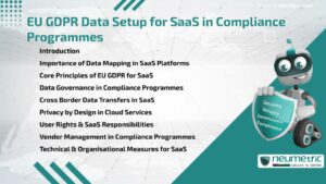 Journal (General Articles) | Neumetric EU GDPR Data Setup for SaaS in Compliance Programmes