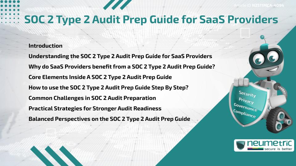 SOC 2 Type 2 Audit Prep Guide for SaaS Providers