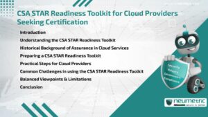 CSA STAR Readiness Toolkit for Cloud Providers Seeking Certification