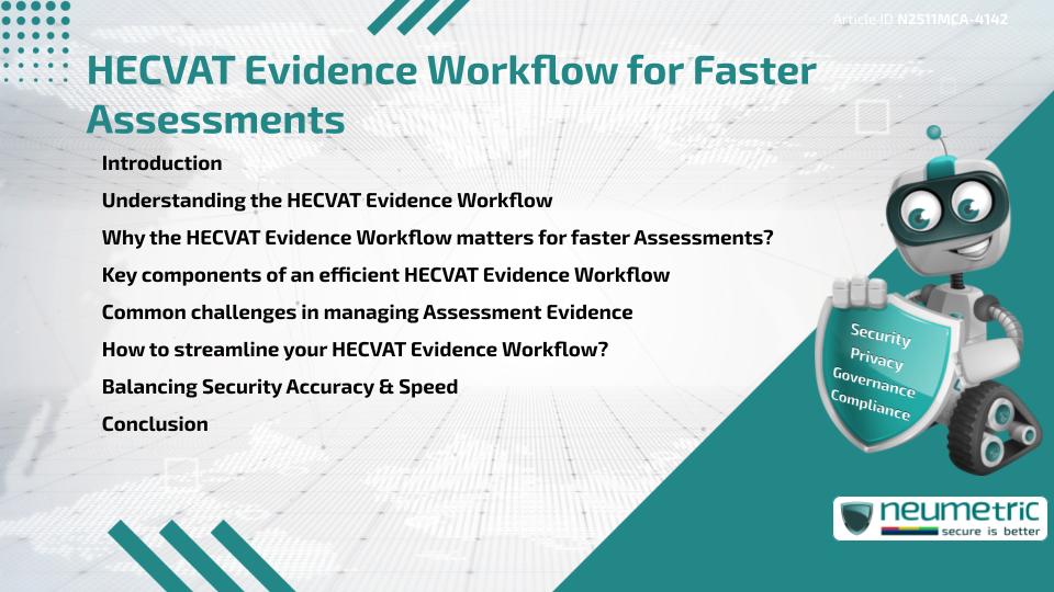 HECVAT Evidence Workflow for Faster Assessments