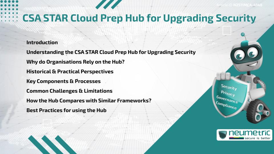 CSA STAR Cloud Prep Hub for Upgrading Security