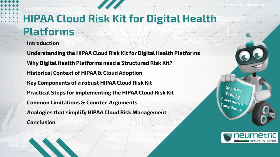 HIPAA Cloud Risk Kit for Digital Health Platforms