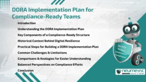 DORA Implementation Plan for Compliance-Ready Teams