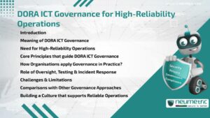 DORA ICT Governance for High-Reliability Operations