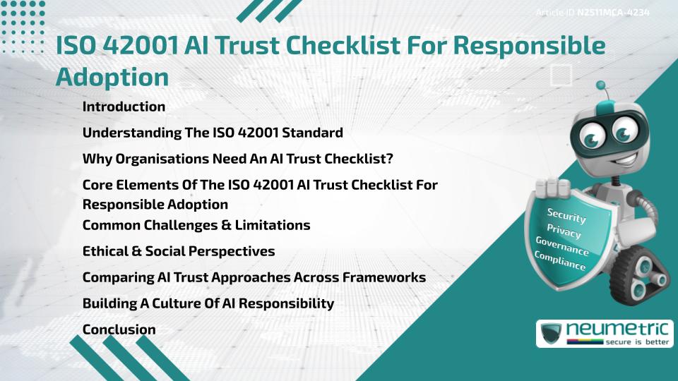 ISO 42001 AI Trust Checklist For Responsible Adoption