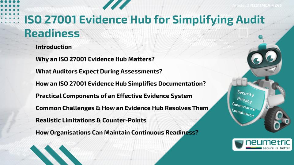 ISO 27001 Evidence Hub for Simplifying Audit Readiness
