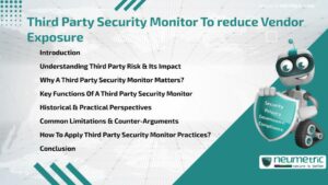 Third Party Security Monitor To reduce Vendor Exposure
