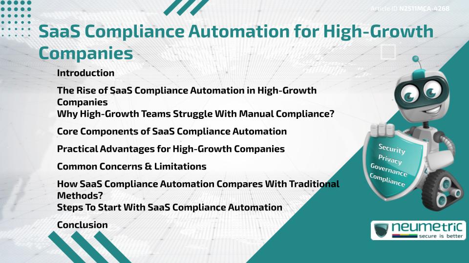 SaaS Compliance Automation for High-Growth Companies
