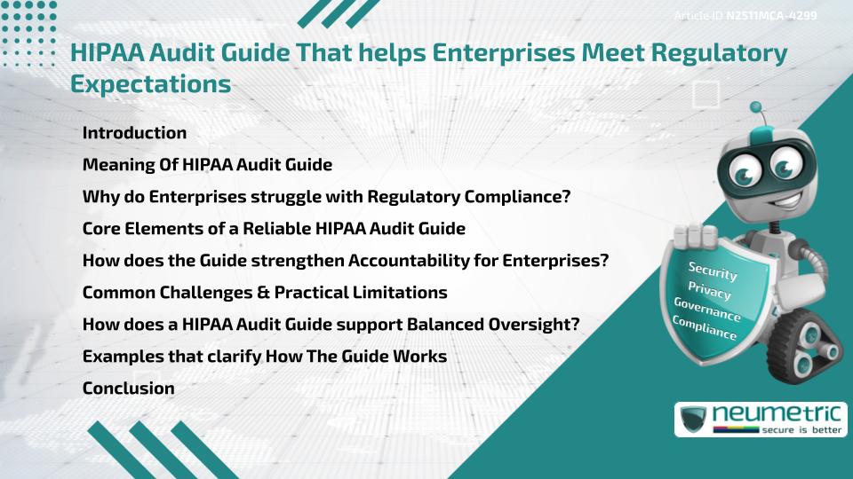 HIPAA Audit Guide That helps Enterprises Meet Regulatory Expectations