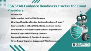 CSA STAR Evidence Readiness Tracker for Cloud Providers