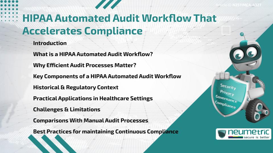 HIPAA Automated Audit Workflow That Accelerates Compliance