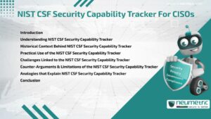 NIST CSF Security Capability Tracker For CISOs