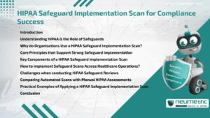 Journal (General Articles) | Neumetric HIPAA Safeguard Implementation Scan for Compliance Success
