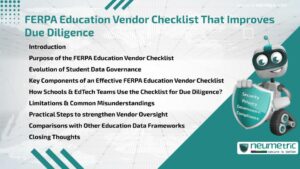 FERPA Education Vendor Checklist That Improves Due Diligence