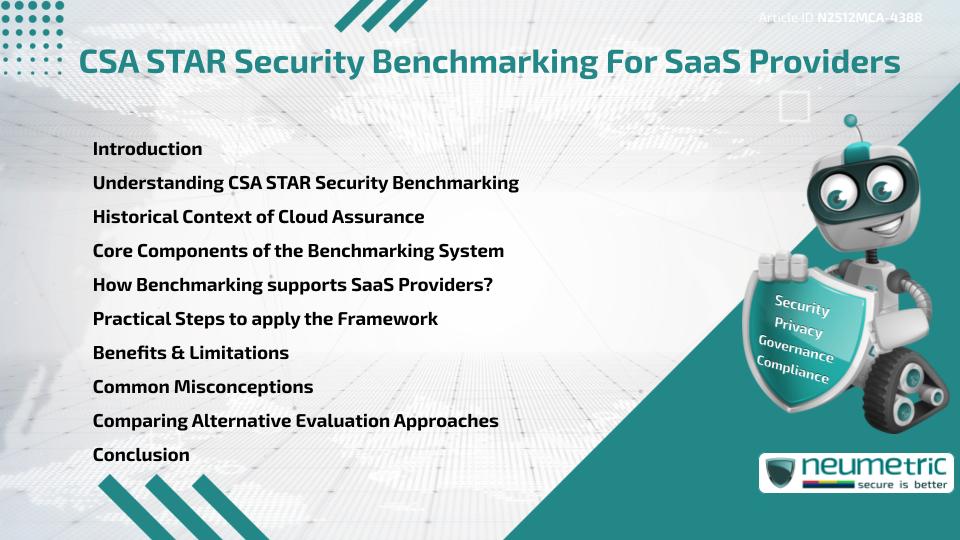 CSA STAR Security Benchmarking For SaaS Providers