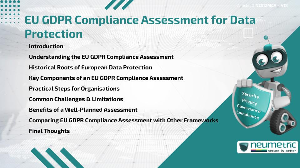 EU GDPR Compliance Assessment For Data Protection
