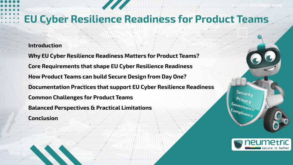 EU Cyber Resilience Readiness for Product Teams