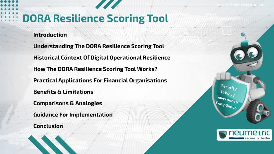 DORA Resilience Scoring Tool
