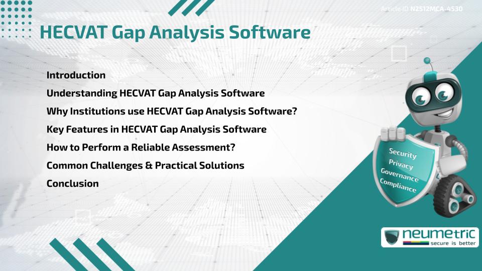 HECVAT Gap Analysis Software