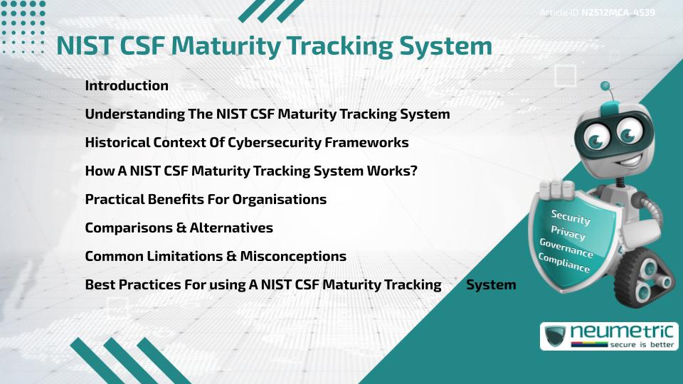NIST CSF Maturity Tracking System