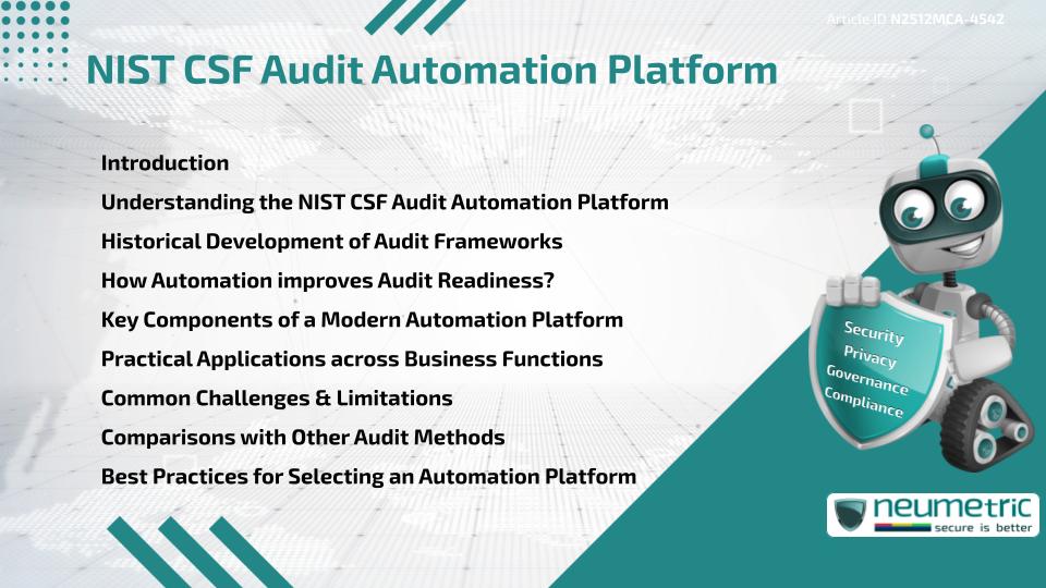 NIST CSF Audit Automation Platform