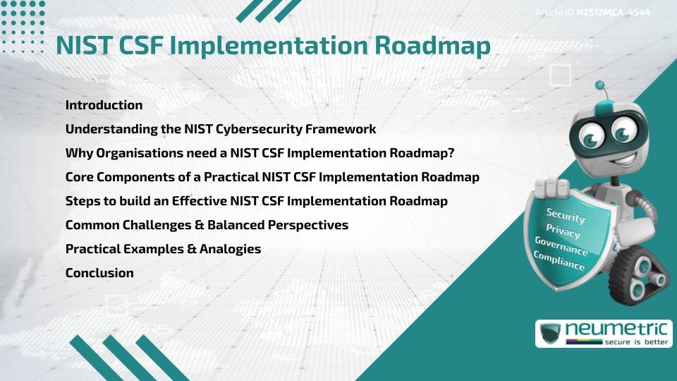 NIST CSF Implementation Roadmap