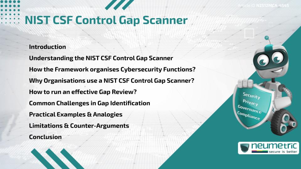 NIST CSF Control Gap Scanner