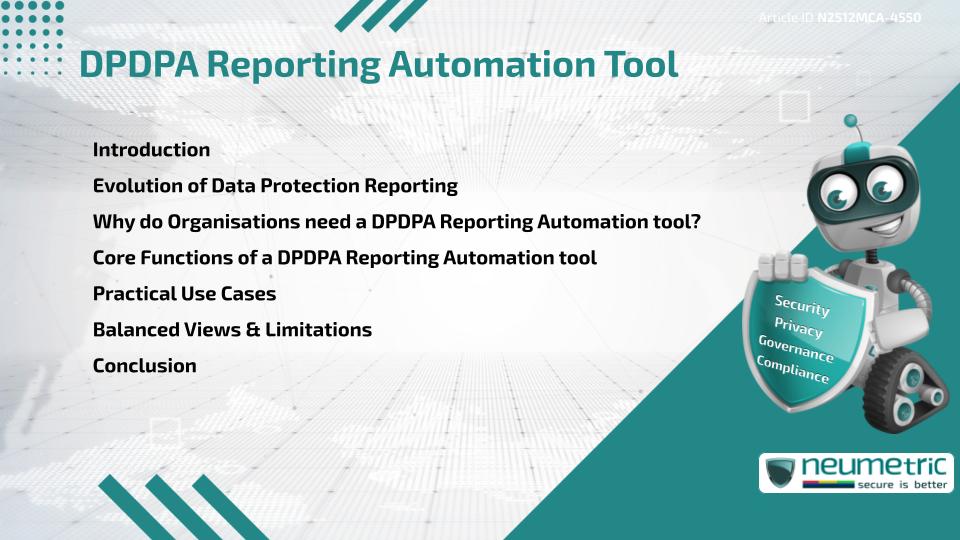 DPDPA Reporting Automation Tool