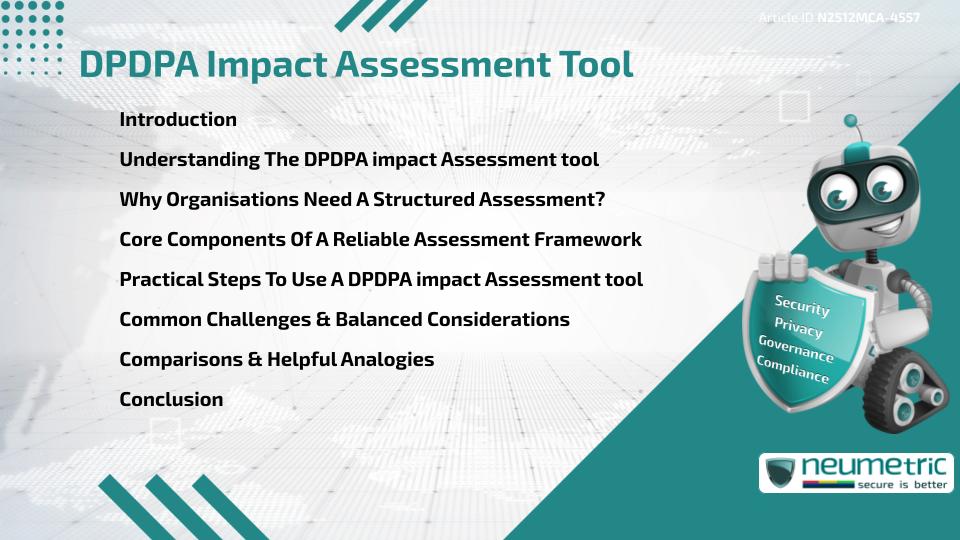 DPDPA Impact Assessment Tool